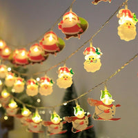 LED Christmas Santa Claus Fairy String Lights