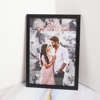 Personalized Happy Anniversary Photo Frame | Custom Couple Memory Frame