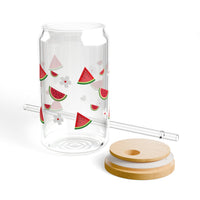 Personalized Watermelon Glass Tumbler