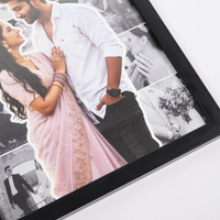 Personalized Happy Anniversary Photo Frame | Custom Couple Memory Frame