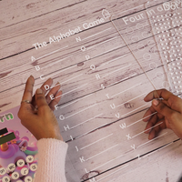 Alphabet Learning Tracing Board for Kids with pen box & Cleaning Cloth