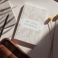My 2026 Journal | Minimal Beige Aesthetic Daily Notebook