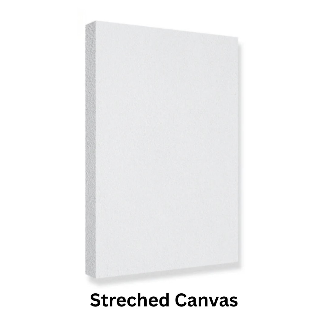 Abstract Face Canvas Painting
