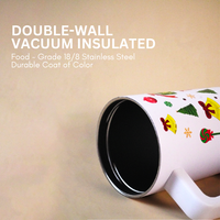 Merry Christmas White Insulated Tumbler