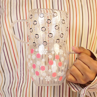 Set-2 Elegant Christmas Glass Mug