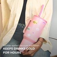 Kitty Charm Insulated Leakproof Tumbler