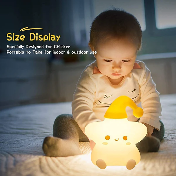 Creative Star Night Light Soft Lamp