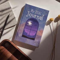 2026 Journal Notebook | Moon & Night Sky Aesthetic Journal