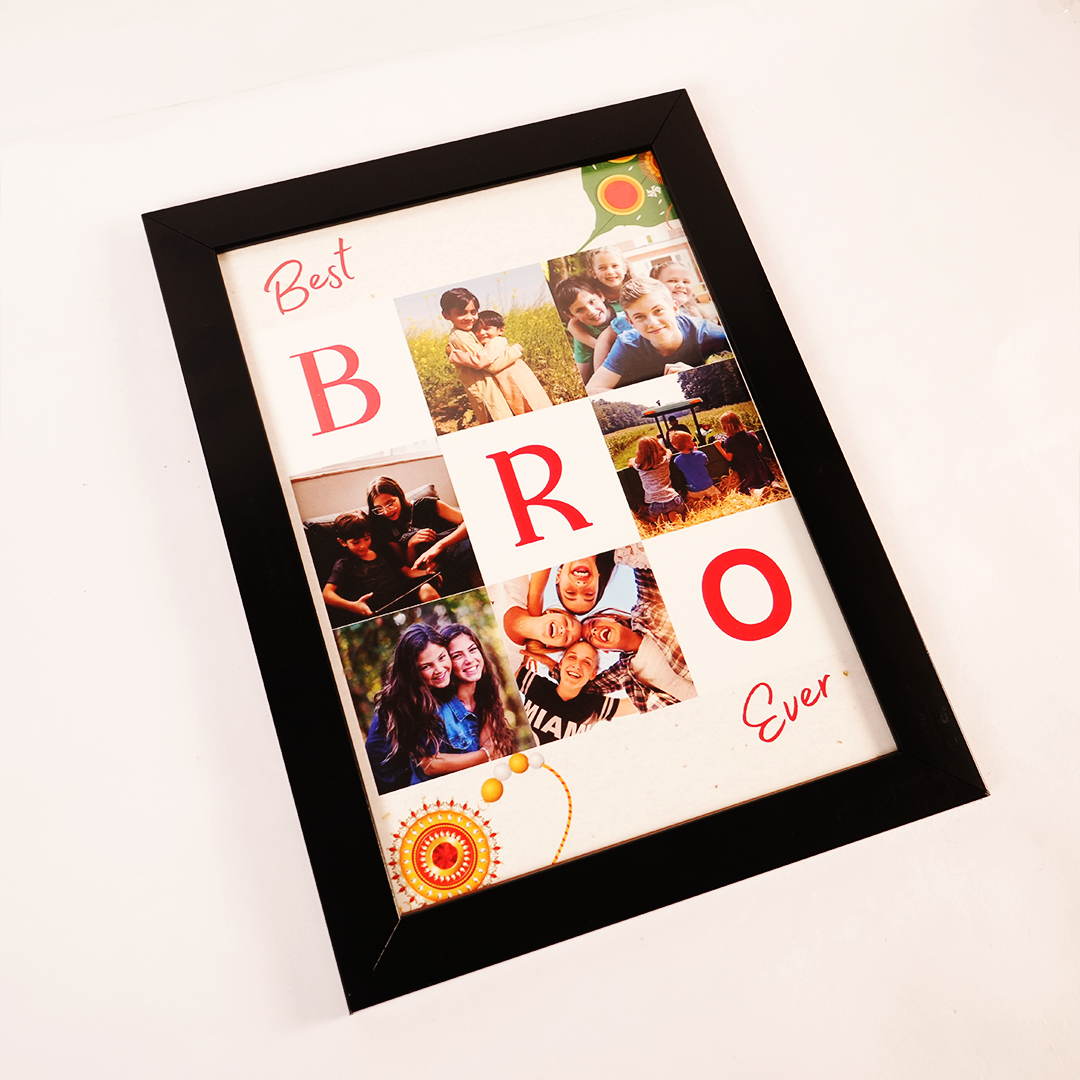 Personalized  BEST BRO Brother Sister Photo Frame Gift