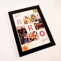 Personalized  BEST BRO Brother Sister Photo Frame Gift