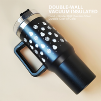 Snow Man with Penguin Winter Tumbler