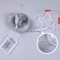 Christmas Decor Ribbon with LED Lights