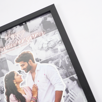 Personalized Happy Anniversary Photo Frame | Custom Couple Memory Frame
