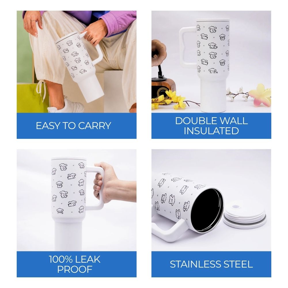 Cute Puppy Tumbler