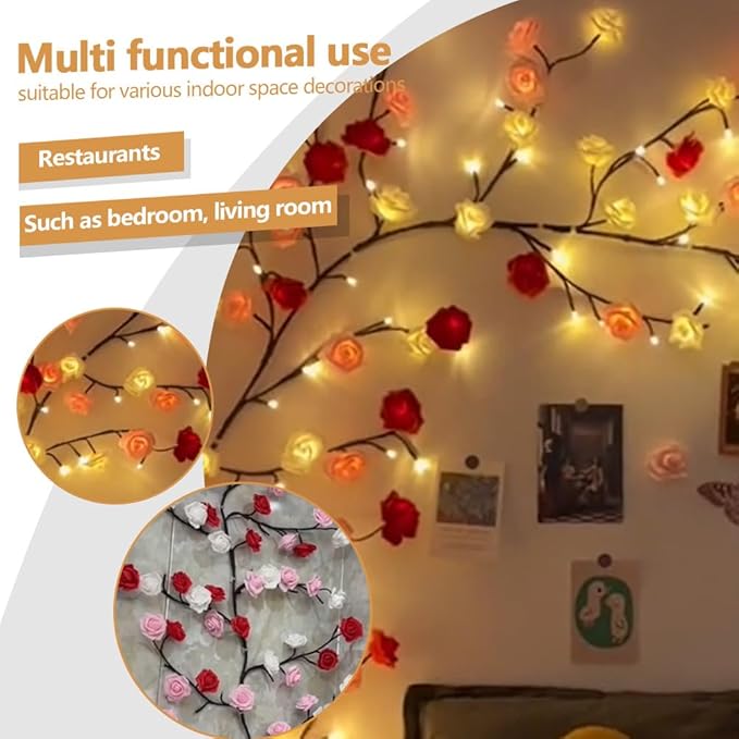 BRANCHLIGHT™ MULTICOLOR CHERRY BLOSSOM TREE BRANCH LIGHTING