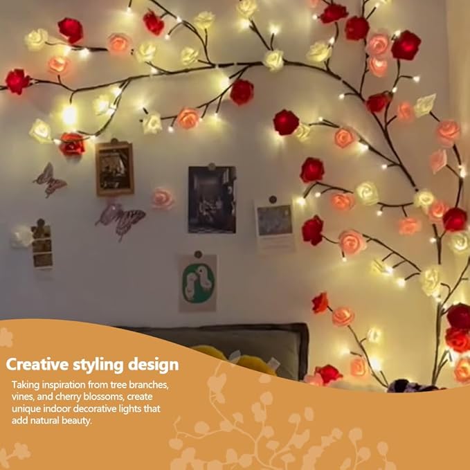 BRANCHLIGHT™ MULTICOLOR CHERRY BLOSSOM TREE BRANCH LIGHTING