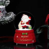 Adorable Santa Claus Christmas Snow Globes (Set of 4) | Festive Home Decor & Holiday Gift