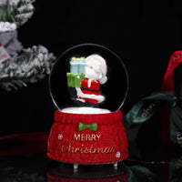 Adorable Santa Claus Christmas Snow Globes (Set of 4) | Festive Home Decor & Holiday Gift