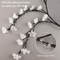 BRANCHLIGHT® WHITECHERRY BLOSSOM TREE BRANCH LIGHTING