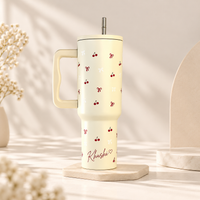 Personalized Cherry Daze  🍒 Leakproof Stainless Steel Tumbler