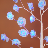 Blue LED Rose Tree – Beautiful Flower Light