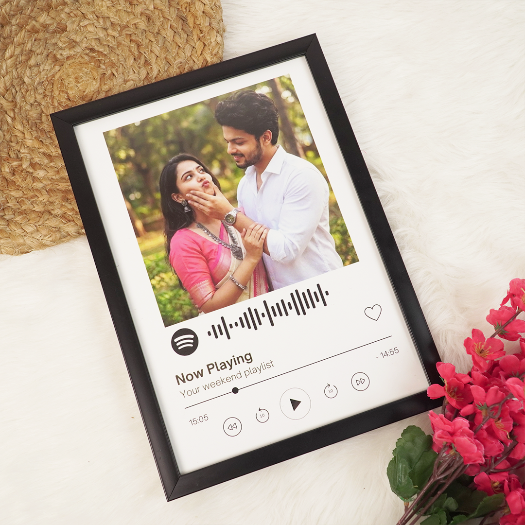 Personalized Spotify Photo Frame | Custom Music Plaque with Photo