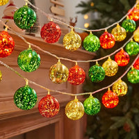 Colorful Christmas Ornament LED Ball Lights