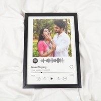 Personalized Spotify Photo Frame | Custom Music Plaque with Photo