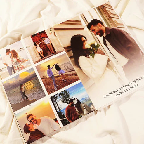 Custom Couple Photo Book – Full of Love Memory Album