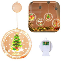 LED Christmas Suction Cup Window Lights – Festive Holiday Lights for Windows, Glass & Smooth Surfaces