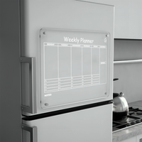 Clear Weekly Fridge Planner with Notes Built Points | Pens and Reg