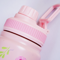 Floral rose Design Stainless Steel Bottle