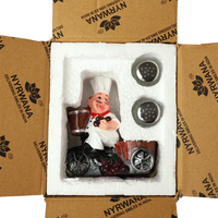 Chef Salt & Pepper Shaker Decorative Stand