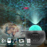 Starry Night Light Projector, LED Light Projector, Ocean Wave Projector with Remote Control, Bluetooth Speaker