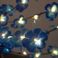 MEMORIES INSITE " Blue Blossom Tree Light "Decorative LED Tree for Home Decor Living Room Bedroom Festive Decoration
