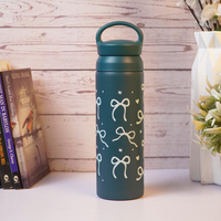 Green Flow Bow Tumbler
