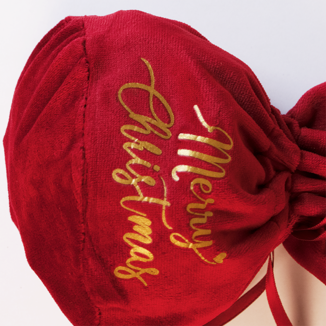 Christmas Velvet Gift Bag