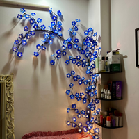 BRANCHLIGHT™ BLUE CHERRY BLOSSOM TREE BRANCH LIGHTING
