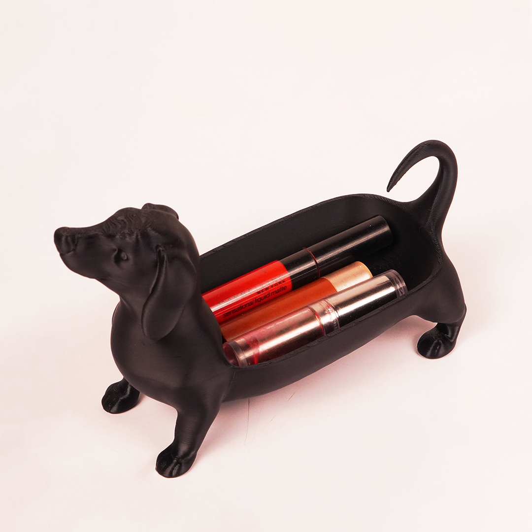 Cute Dog Makeup Organizer | Lipstick & Cosmetic Holder