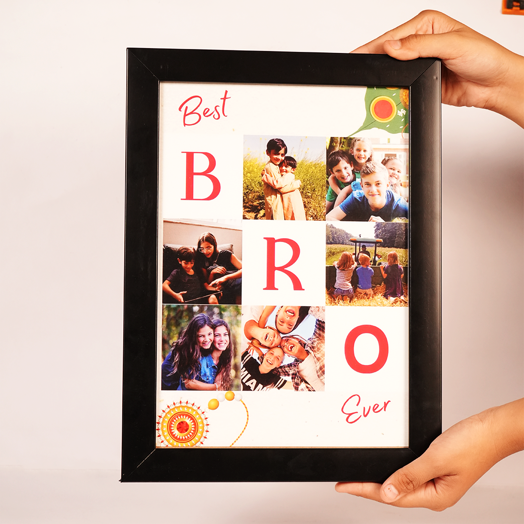 Personalized  BEST BRO Brother Sister Photo Frame Gift
