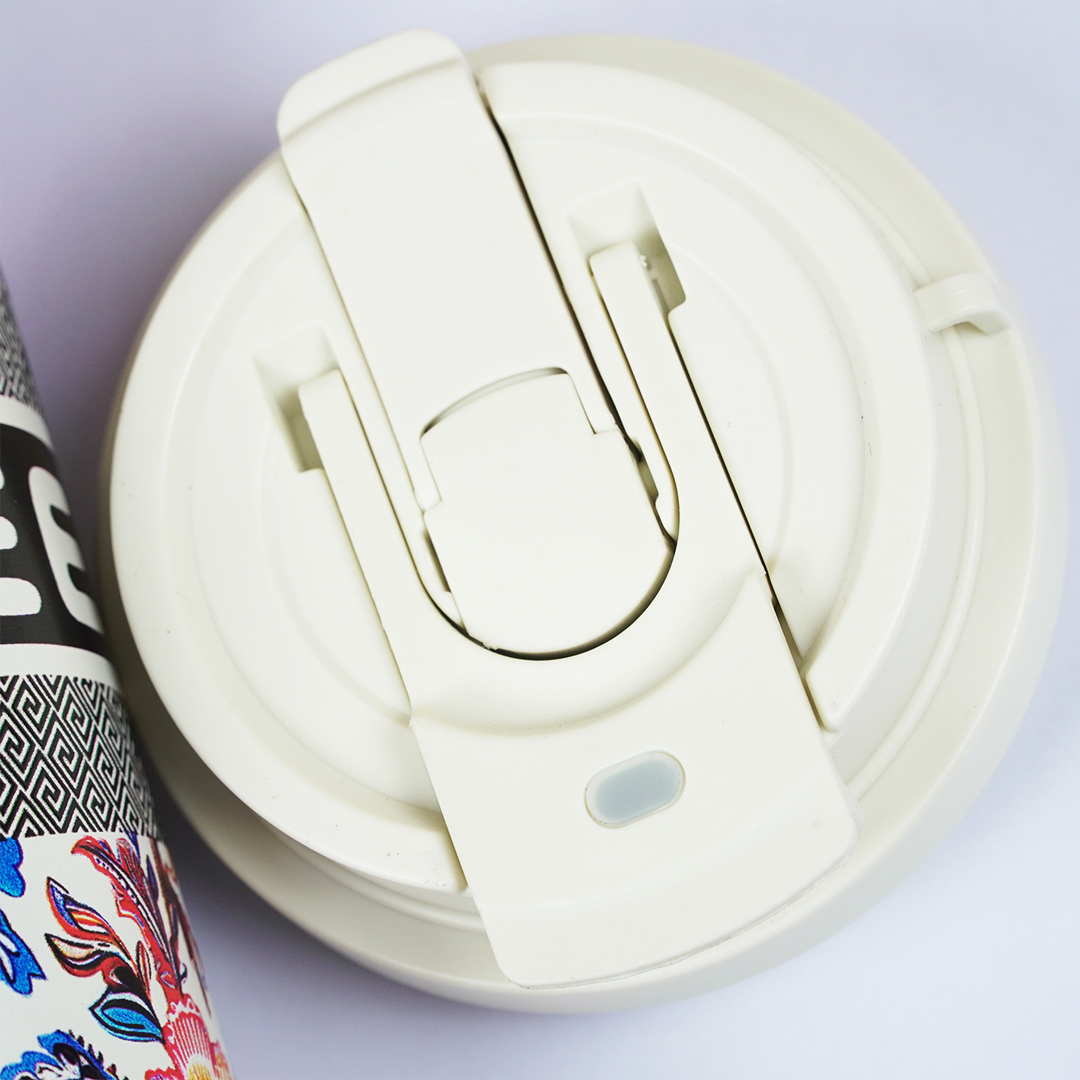 Floral Print Coffee Travel Tumbler