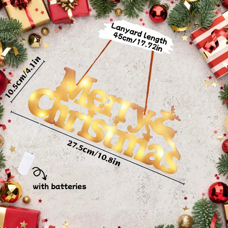 Merry Christmas Glow Light