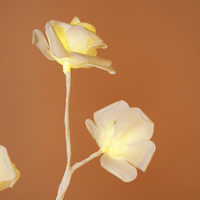 White LED Rose Blossom Tree Light – Decorative Flower Lamp