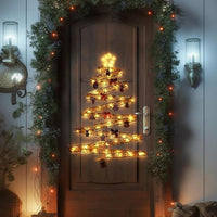 Christmas Decor Ribbon with LED Lights