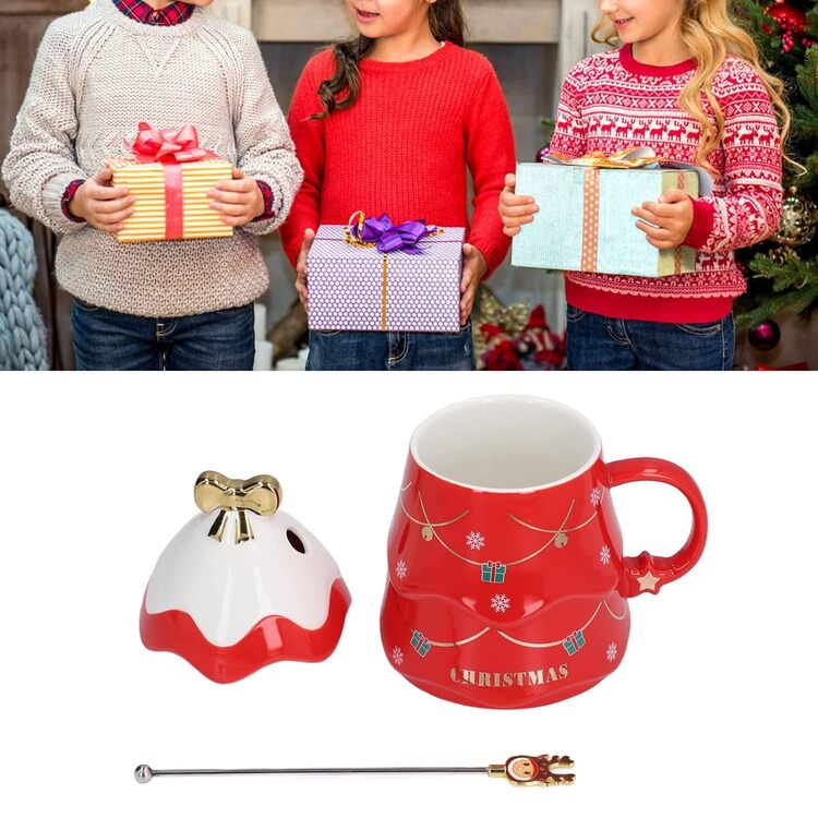 Christmas Coffee Bow Mug