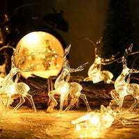 Diamond Fairy Deer Christmas String Lights