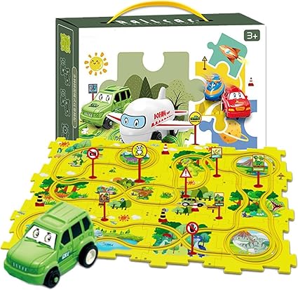 Puzzle Racer Kids Car Track Set – Memories Insite