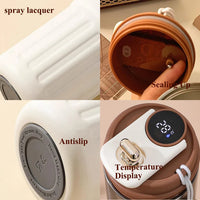 Smart Temperature Display Coffee Mug – Stylish & Portable