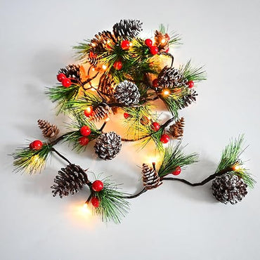 Christmas PineCones String Lights