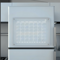 Clear Monthly Plus Weekly Fridge Acrylic Planner | Pens and Reg